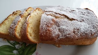 ОЧЕНЬ ПРОСТОЙ И НЕЖНЫЙ ЯБЛОЧНЫЙ КЕКС.