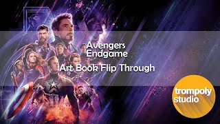 Marvel Endgame Art book Flip Through