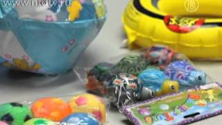 Опасный химикат найден в игрушках из Китая