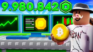 😱 СТАЛ КРИПТОВАЛЮТНЫМ МИЛЛИОНЕРОМ В РОБЛОКС! + Фиксплей!