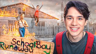 СБЕЖАЛ ЧЕРЕЗ КРЫШУ НА ВСЕХ СЛОЖНОСТЯХ В SCHOOLBOY RUNAWAY!