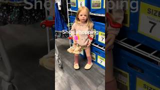 I took my REBORN doll shoe shopping! 🛍️  #reborns #rebornmommy #reborndolls