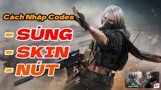 Cách nhập Codes SÚNG, SKIN, NÚT BẮN trong game delta force mobile