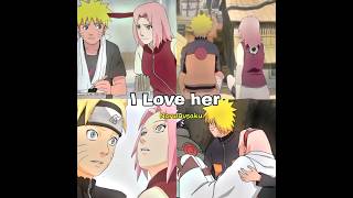 Because he truly loves her#narusaku#naruto#sakura