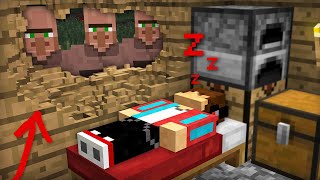 ЖИТЕЛИ ОГРАБИЛИ МОЙ ДОМ ПОКА Я СПАЛ В МАЙНКРАФТ | Компот Minecraft