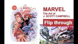Marvel Monograph: The Art of J. Scott Campbell - The Complete Covers Vol. 1 Art Book Flip Through