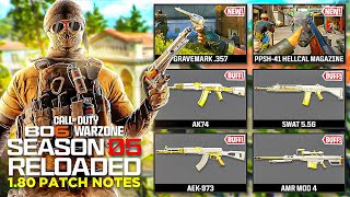 NEW BLACK OPS 6 SEASON 5 RELOADED UPDATE 1.80 PATCH NOTES! (NEW DLC Guns, Maps &amp; Weapon Balance BO6)
