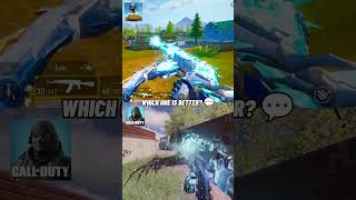 PUBGM Vs CODM Weapon Inspection...