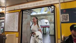 Вся Кольцевая линия на Ретропоезде &quot;Сокольники&quot; (по часовой) // 13 сентября 2025 год.