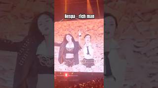 Aespa perform rich man at synk concert day 1 in seoul #aespa #karina #ningning #winter #giselle