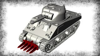 Эта Простая Модификация Спасала Танки Шерман В Нормандии. Гениальное Решение