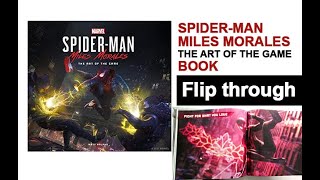 Spider-Man Miles Morales The Art of the Game Marvel Flip Through