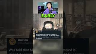 MW3 REMASTERED IS CONFIRMED TO BE COMING SOON