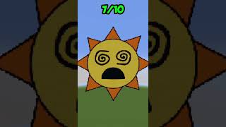 Incredibox Sprunki all MR SUN  Pixel Art part 1✨#shorts #minecraft #sprunki