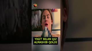 QIZ BILAN YIGIT ALMASHIB QOLDI uzbek tilida tarjima kinolar таржима кинолар kino film