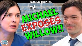 General Hospital: Michael Exposes Willow’s Dirty Deed – Kids Lost Forever? | Soap Dirt