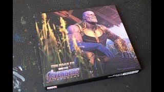 (book flip) The Road to Marvel&#39;s Avengers: Endgame artbook