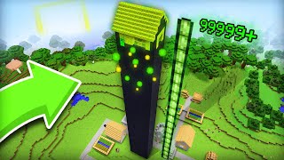 АДМИН ПОСТРОИЛ НЕБОСКРЁБ ИЗ ОПЫТА В НАШЕЙ ДЕРЕВНЕ В МАЙНКРАФТ | Компот Minecraft