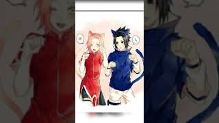 Sasuke and Sakura singing Wellerman part 1#shorts#ytshorts#sasusaku#naruto