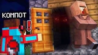 ПОЧЕМУ ЖИТЕЛЬ БОИТСЯ ЖИТЬ В СВОЁМ ДОМЕ В МАЙНКРАФТ | Компот Minecraft