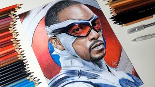 Drawing Captain America: Brave New World (Sam Wilson) | lthedrawing