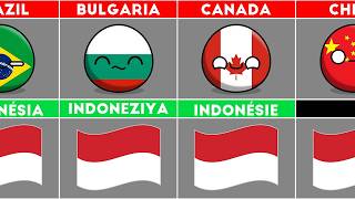 How to Say &quot;INDONESIA&quot; in Different Languages #countryballs