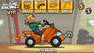 NEW VEHICLE ATV REBORN FINALLY REVEALED 😱 HOOK GUN &amp; MORE - Hill Climb Racing 2