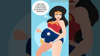 Wonder Woman Pregnancy Animation Short &quot;Liar&quot; #funny #animation #shorts