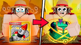 ПУТЬ ОТ ПЕРМ РОКЕТА ДО ДРАКОНА ЗА ОДНО ВИДЕО в Блокс Фрутс(Roblox blox fruits)
