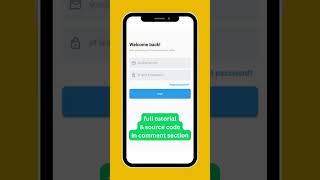 Flutter: Modern Login Screen UI #flutter #loginscreen #flutterui