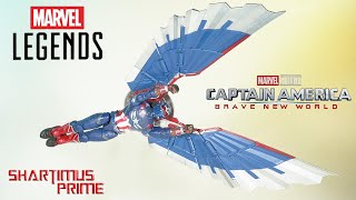 Marvel Legends Captain America Brave New World Sam Wilson Marvel Studios Deluxe Action Figure Review