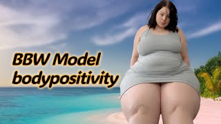 BBW Bodypositivity Snow Angel Cake a Thick beautiful model!