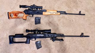 RomArm Cugir PSL-54 and Zastava Arms M-91 side by side comparison