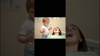 Ща по бырику зубы вырву и может кредит мамка закрывать #veo3 #ai #юмор #зубной #дантист #малой #ии