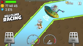 Hill Climb Racing 1 - New Vehicle UFO Walkthrough Game Android GamePlay