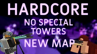 HARDCORE TRIUMPH on UNKNOWN GARDEN | NO SPECIAL TOWERS | TOWER DEFENSE SIMULATOR