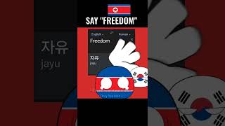 &quot;Saying Freedom In 7 Different Langauages ☠️&quot; #countryballs #shorts