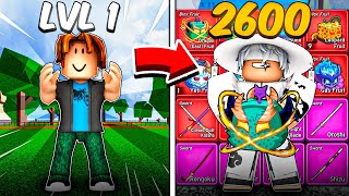 😱КАК Я ПРОШЕЛ ВЕСЬ BLOX FRUITS от 0 ДО MAX LVL В ROBLOX!?