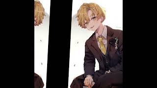 Demon slayer boys singing🙋‍♂️💖[{Shape of you x cheap trills}]😁❤
