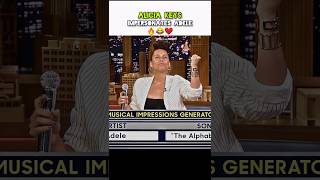 Alicia Keys Impersonates Adele 😂🔥 | Jimmy Fallon #shorts