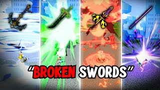 Using *BRAINDEAD* SWORDS in bloxfruits pvp 💀...