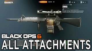 All Attachments of XMG in Black Ops 6 OPEN BETA Gunsmith Showcase
