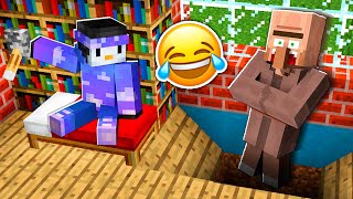 Я ЗАТРОЛЛИЛ ЖИТЕЛЕЙ В МАЙНКРАФТ ! ТРОЛЛИНГ ЛОВУШКА МАЙНКРАФТ