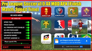Pro League Soccer Mod Apk Unlocked Everything 2025 Mediafıre Full License Unlimited Money All