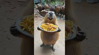 🔥 Capibara Sings the Chicken Wing Song &amp; Dances! 🐹🎶