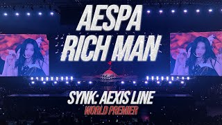 [4K] aespa - Rich Man (World Premiere│Fancam│2025.08.30 KSPO Dome│Full Stage)