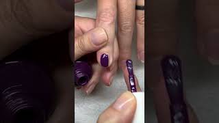Manicure with Dazzle Dry Stolen Kiss #shorts