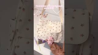 Сумочка с брелком для учебы, арт. 467177675 💝 #обзор #школа #pink #bag #распаковка #outfit #look
