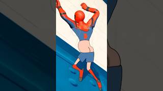 Funny Spider Man Falling 😂😂