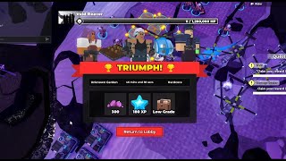 HARDCORE TRIUMPH on UNKNOWN GARDEN (DUO) | Tower Defense Simulator